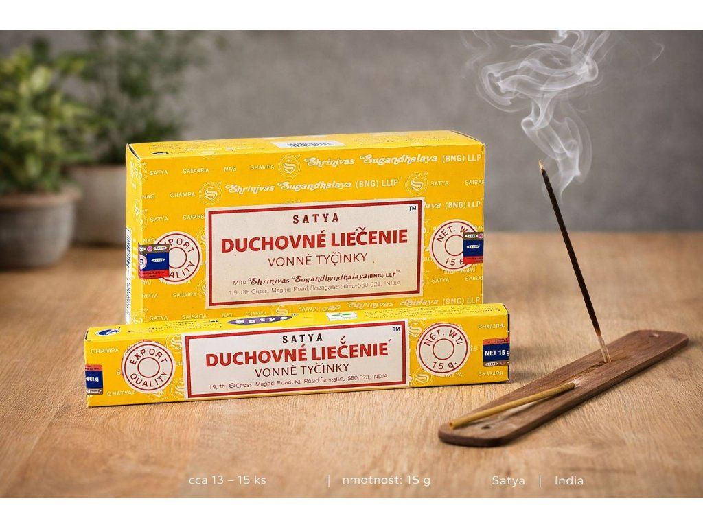 Duchovné liečenie – vonné tyčinky Satya